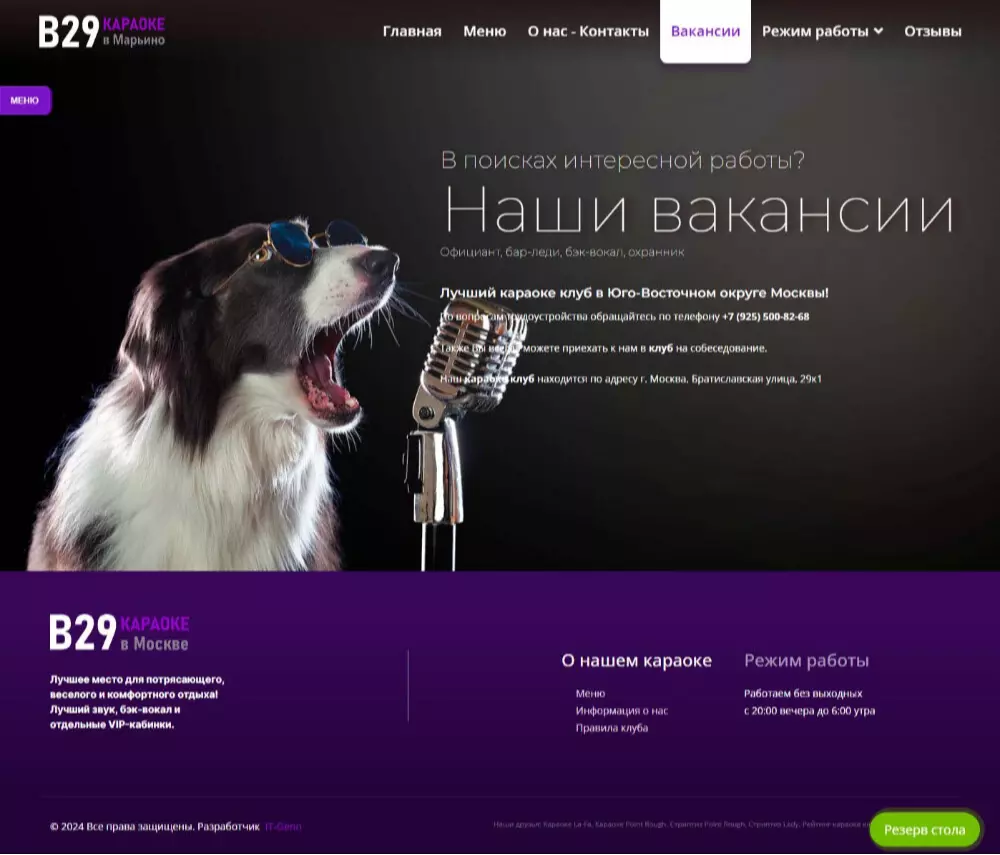 IT-genn Портфолио караоке клуб (бар) B29 в Марьино (Москва) karaoke-b29-01